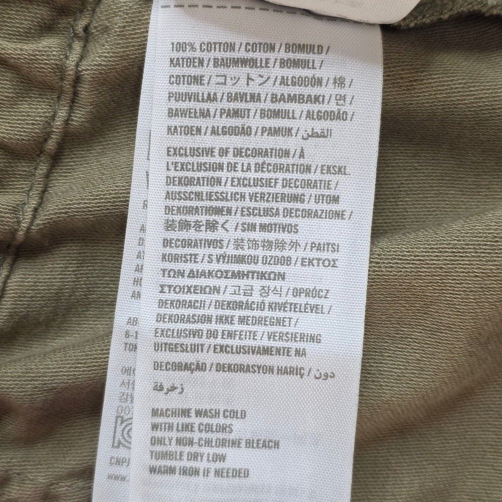 Hollister Utility Vest Womens Small Olive Green Excellent Cinched Cargo Jacket - Picture 9 of 13